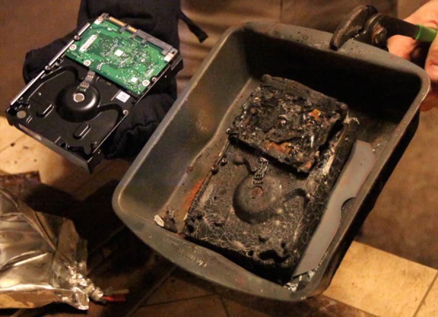 ریکاوری هارد دیسک سوخته