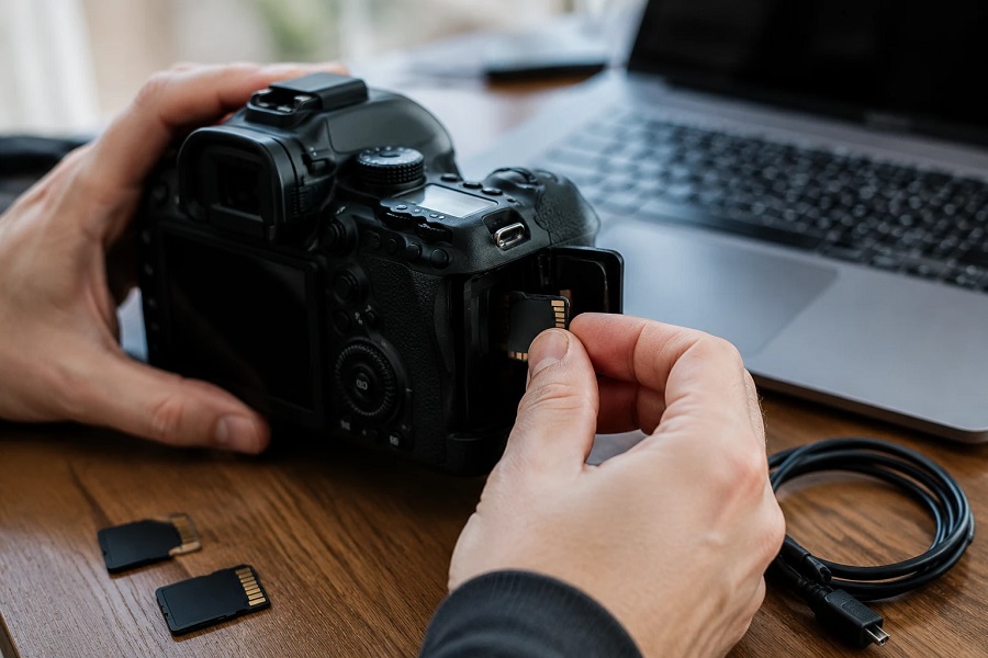 اتصال کارت حافظه Canon به کامپیوتر