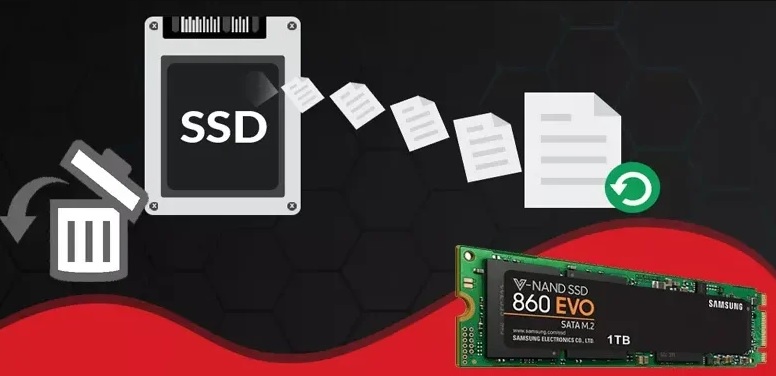 نمودار مقایسه‌ای SSD با و بدون TRIM
