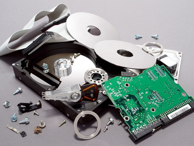 تصویر گرافیکی از مراحل خرابی هارد دیسک