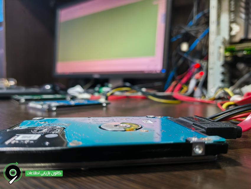 نمودار مراحل بازیابی اطلاعات هارد