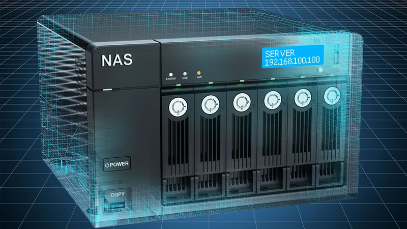 نمایی از بکاپ‌گیری خودکار در NAS