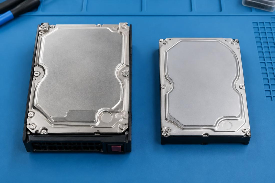 مقایسه هارد سرور با PC